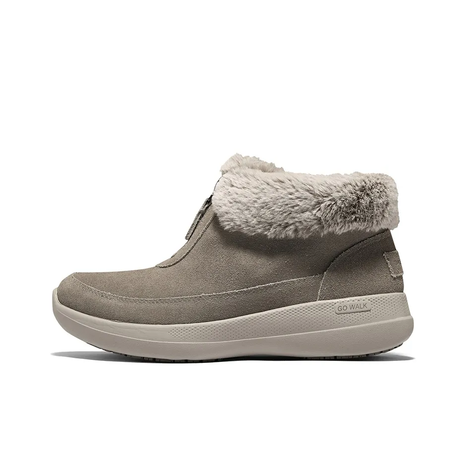 Skechers Go Walk Arch Fit AGO WALK Arch Fit Boot Короткий MID Голень Сноубутсы Женские Темный серо-коричневый Умбра