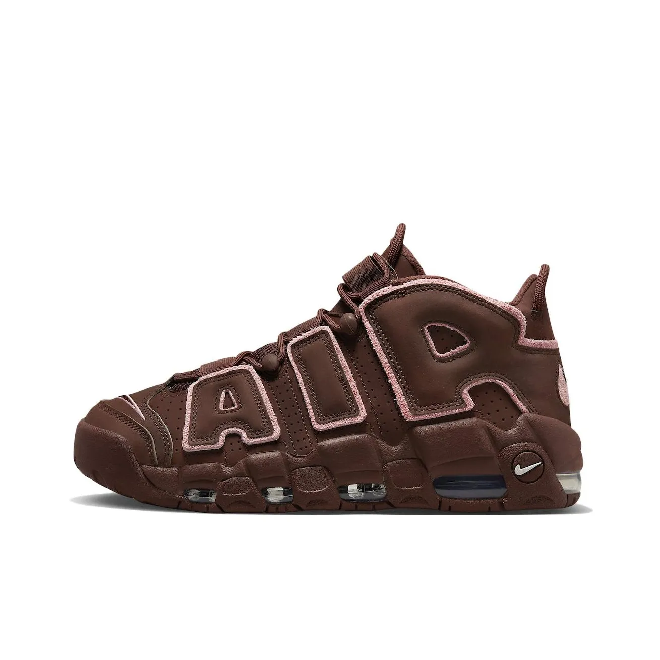 Nike Air More Uptempo MID Топ Винтажные Баскетбольные Кроссовки Унисекс Коричневый