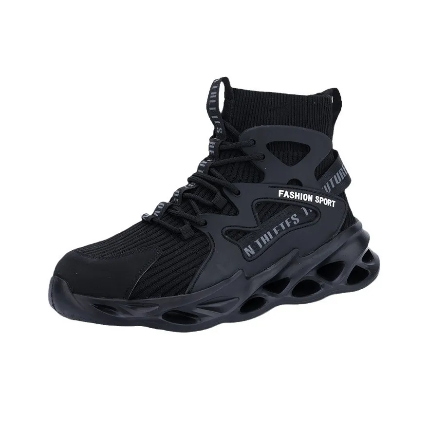 DINGGU Безопасность и Защитная Обувь Высокий Топ Черный Мужской