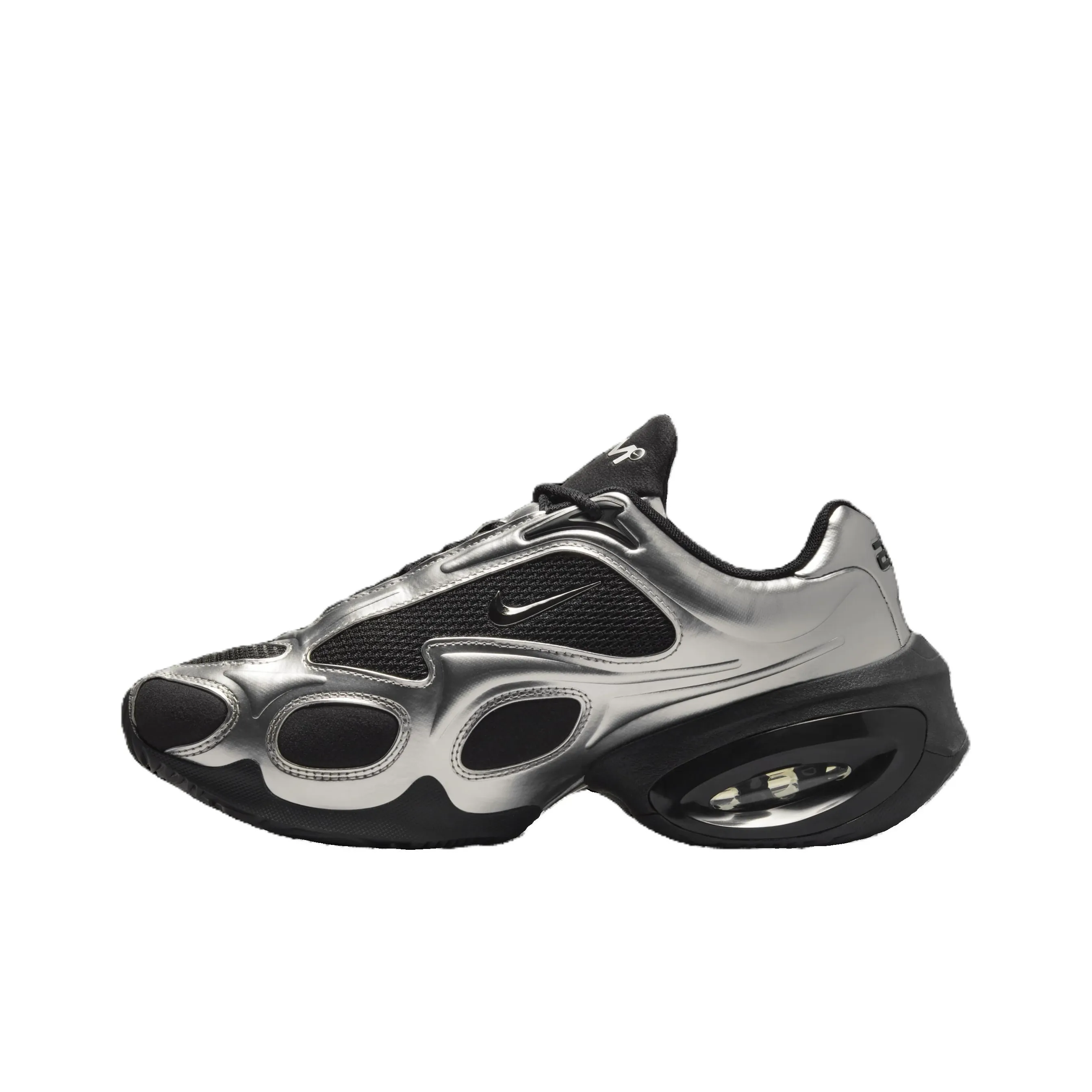 Nike Air Max Muse Резина Low Top Повседневная обувь Женская Серебряный Черный