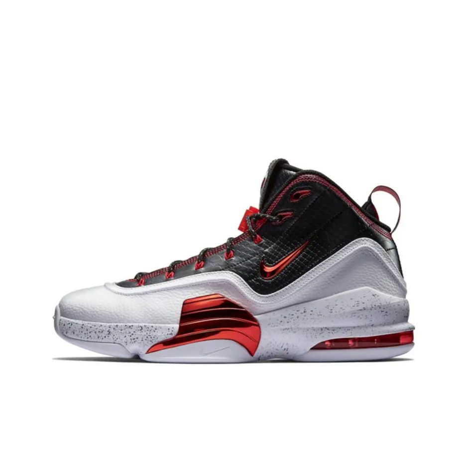 Nike Air Pippen 6 Быки Удобные Противоскользящие MID Топ Баскетбольные Кроссовки Мужские Серый Черный