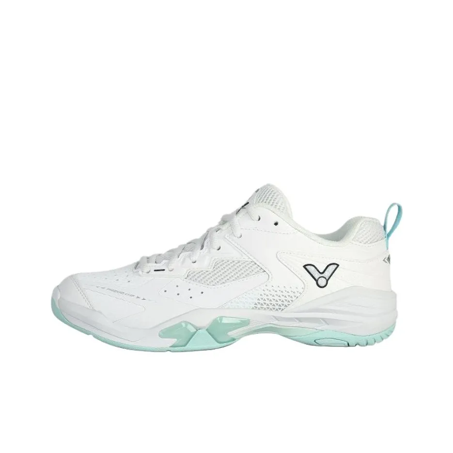 Victor 9200cHP Амортизация Противоскользящая Устойчивая к износу Низкая Обувь для бадминтона Унисекс Белый Зеленый