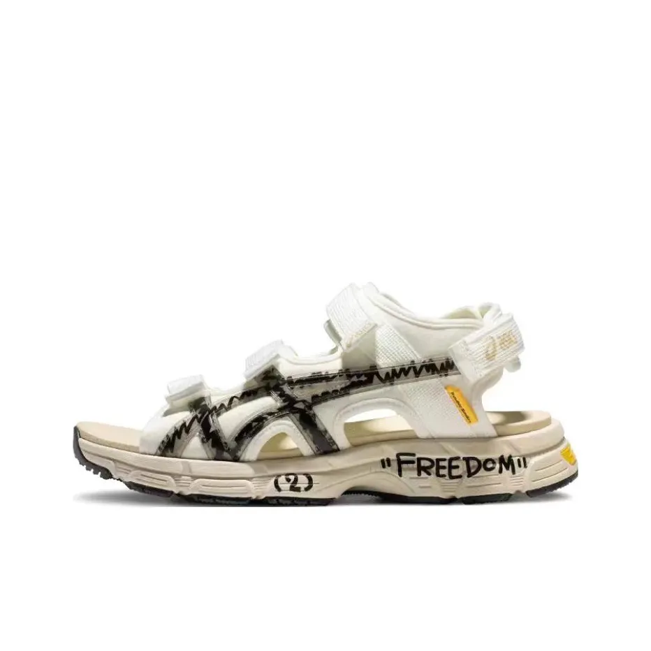 Trouble Улыбка x Asics Kahana Sd2 Bother Улыбка Спортивные Сандалии Унисекс Белый Черный