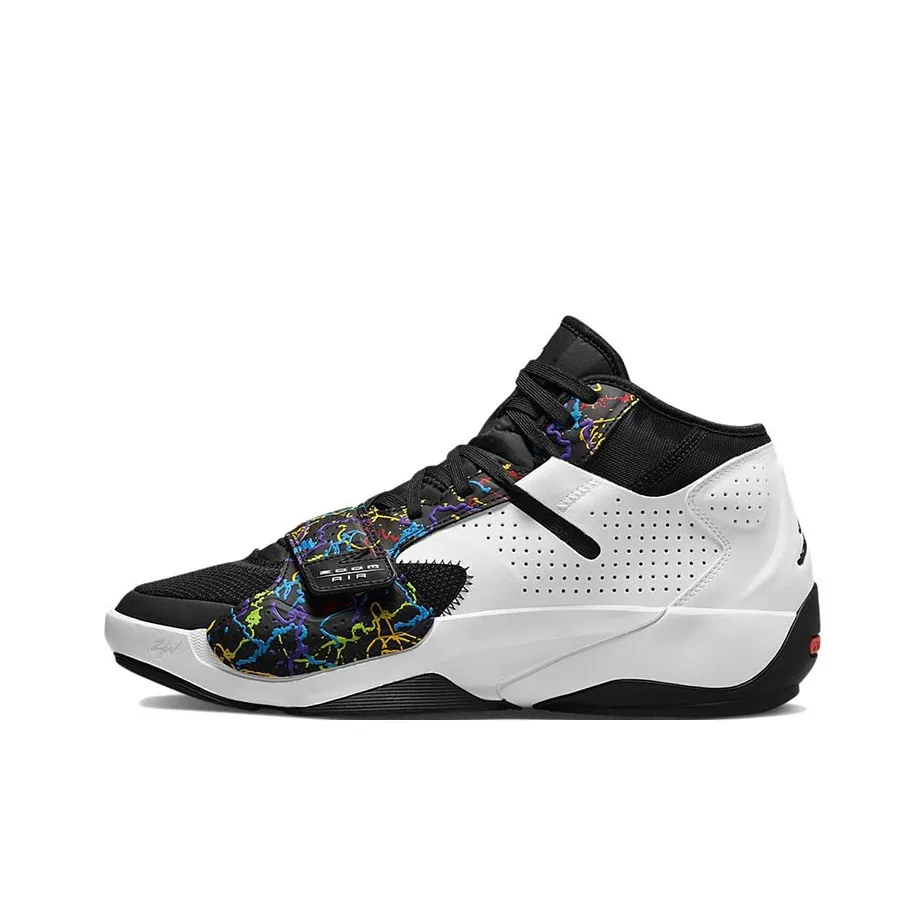 Джордан Zion 2 Амортизация Противоскользящий Аbrasion-resistant Coating Поддержка MID Баскетбольные кроссовки