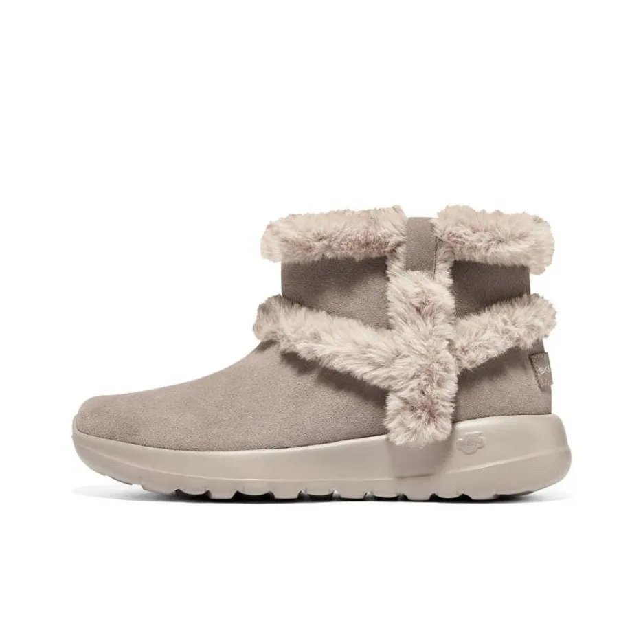 Skechers On The Go Радость Женские Сноубутсы Темно-серый Коричневый Умбра