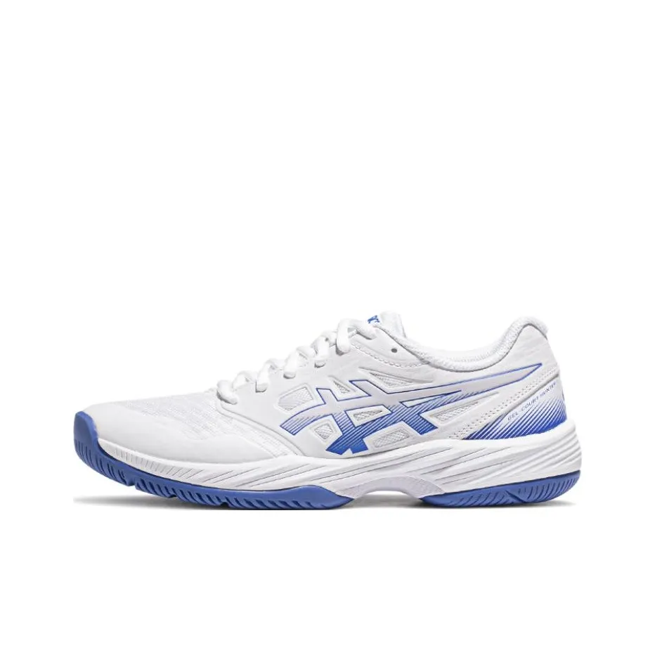 Asics Gel Court Hunter 3 Амортизация Износостойкая Низкая Обувь для Бадминтона Женская Белая Фиолетовая