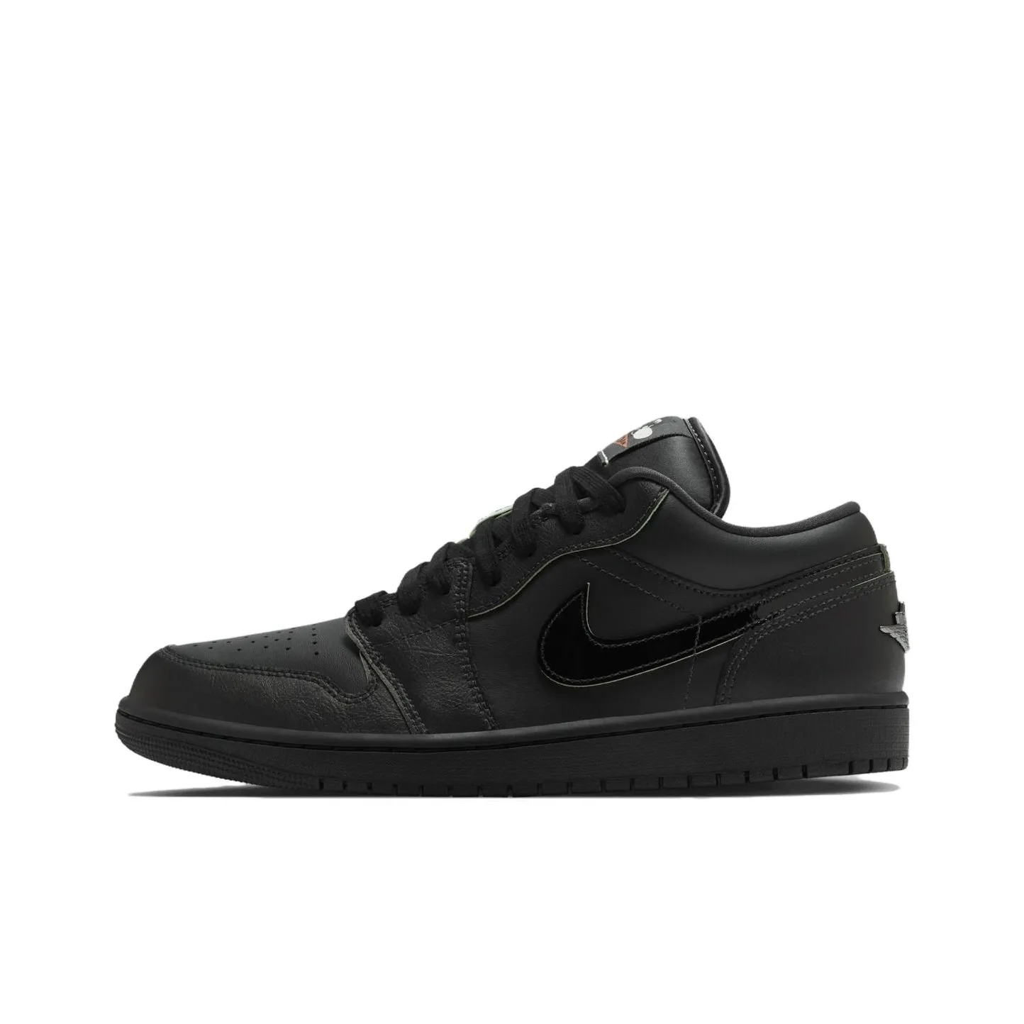 Jordan Air Jordan 1 Vintage Basketball Shoes Unisex Low Top Black