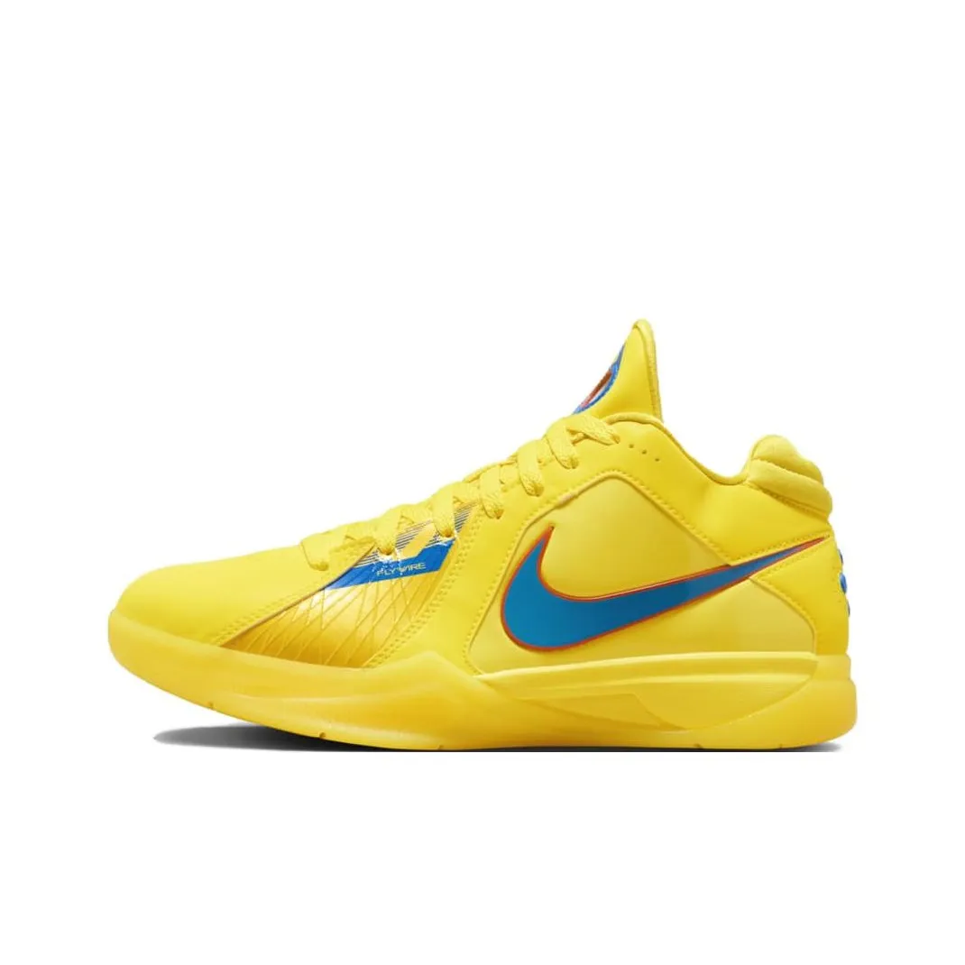 Nike KD 3 KD 3 'VIBRANT Yellow' Низкие Баскетбольные Кроссовки Мужские Желто-Синие