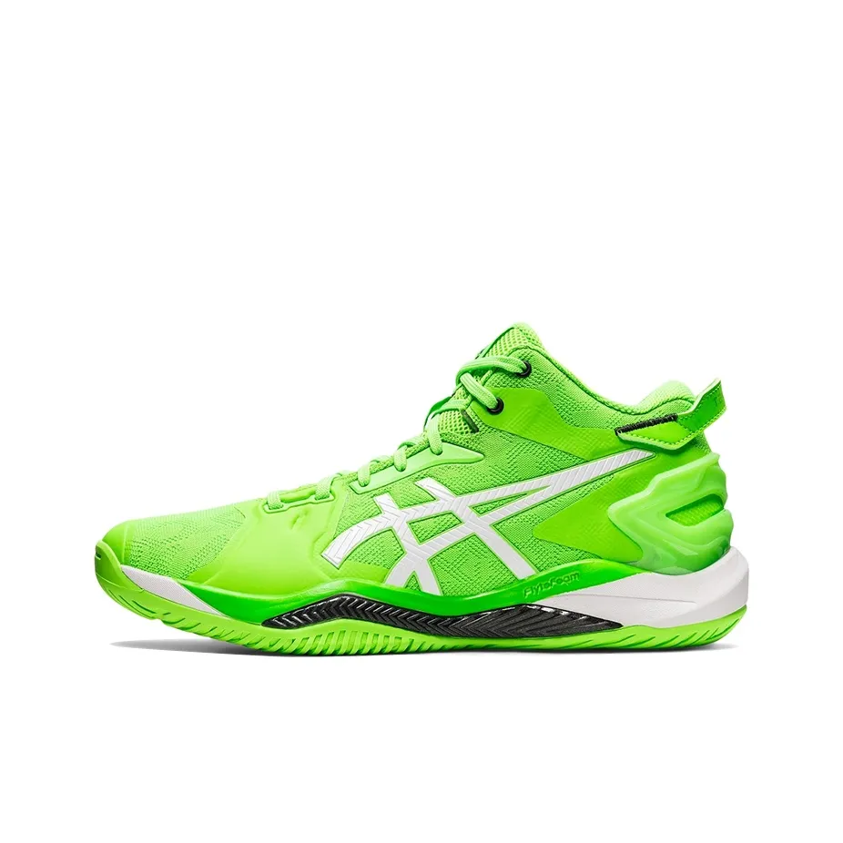 ASICS Гель Burst 26 MID Топ Баскетбольные кроссовки Унисекс Зеленый Белый