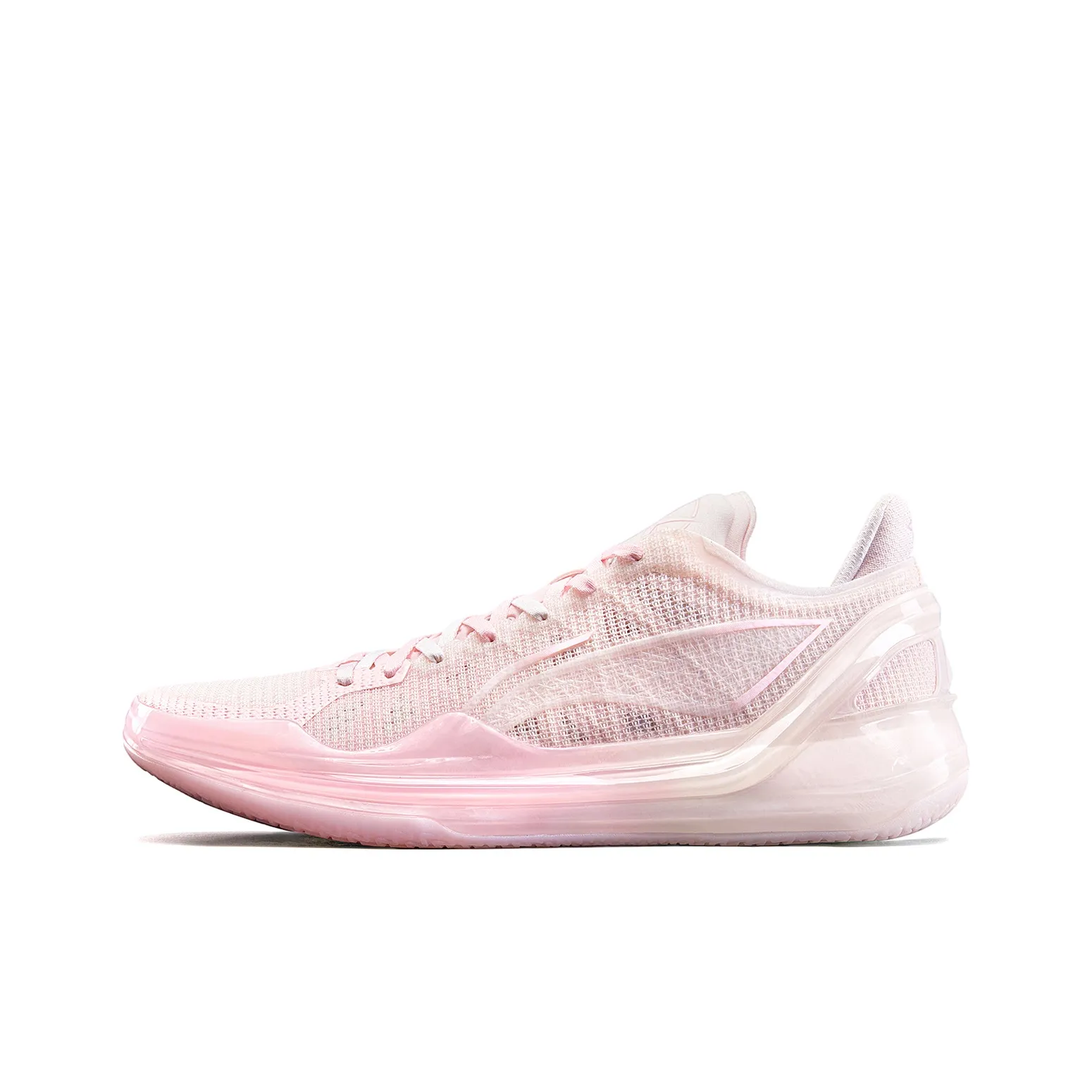 Li NING Liren 4 v2 Амортизация Противоскользящие Легкие Отскок Низкие Баскетбольные Кроссовки Мужские Розовые