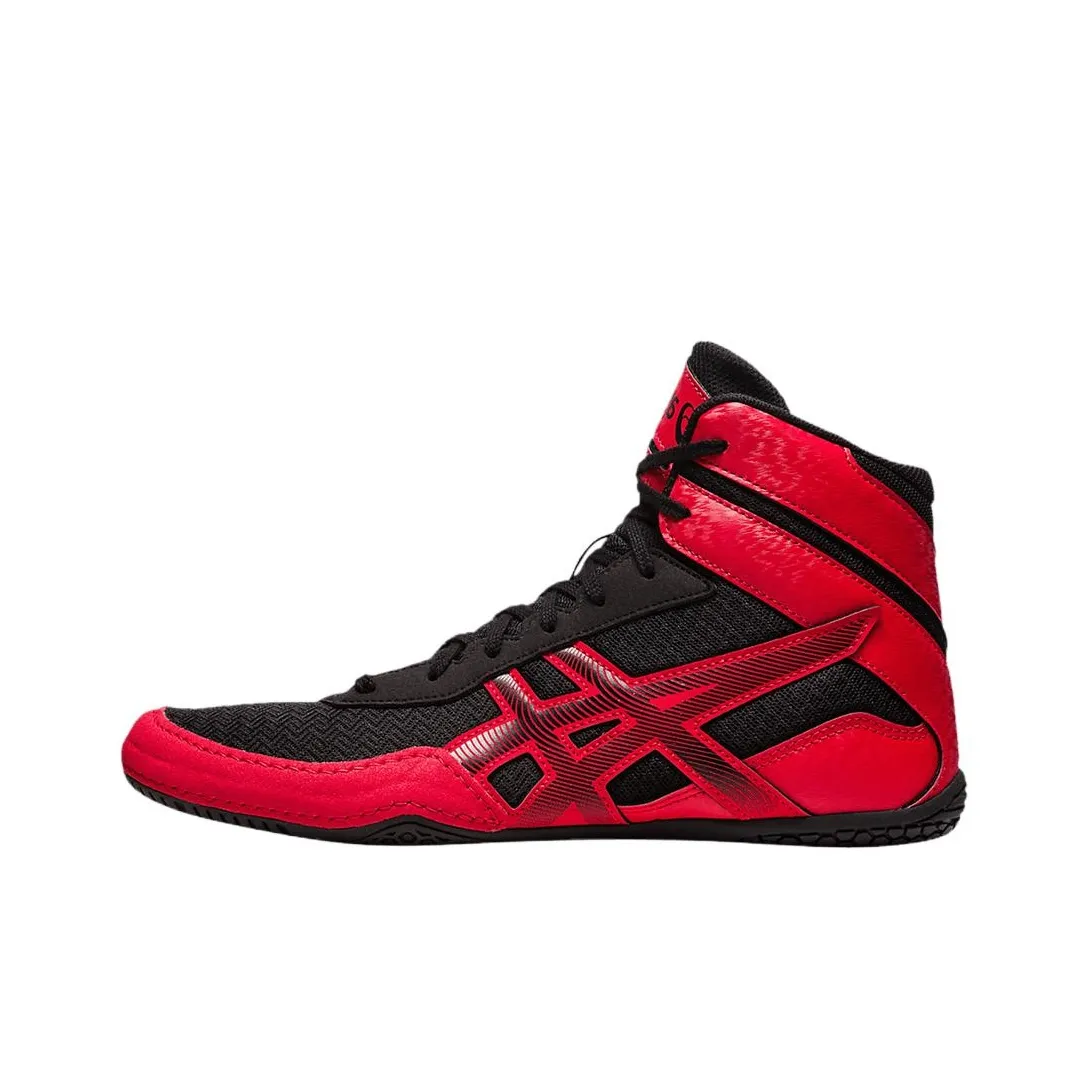 Asics Matcontrol 3 Устойчивые к истиранию высокие кроссовки для тренировок Мужские Черные Красные