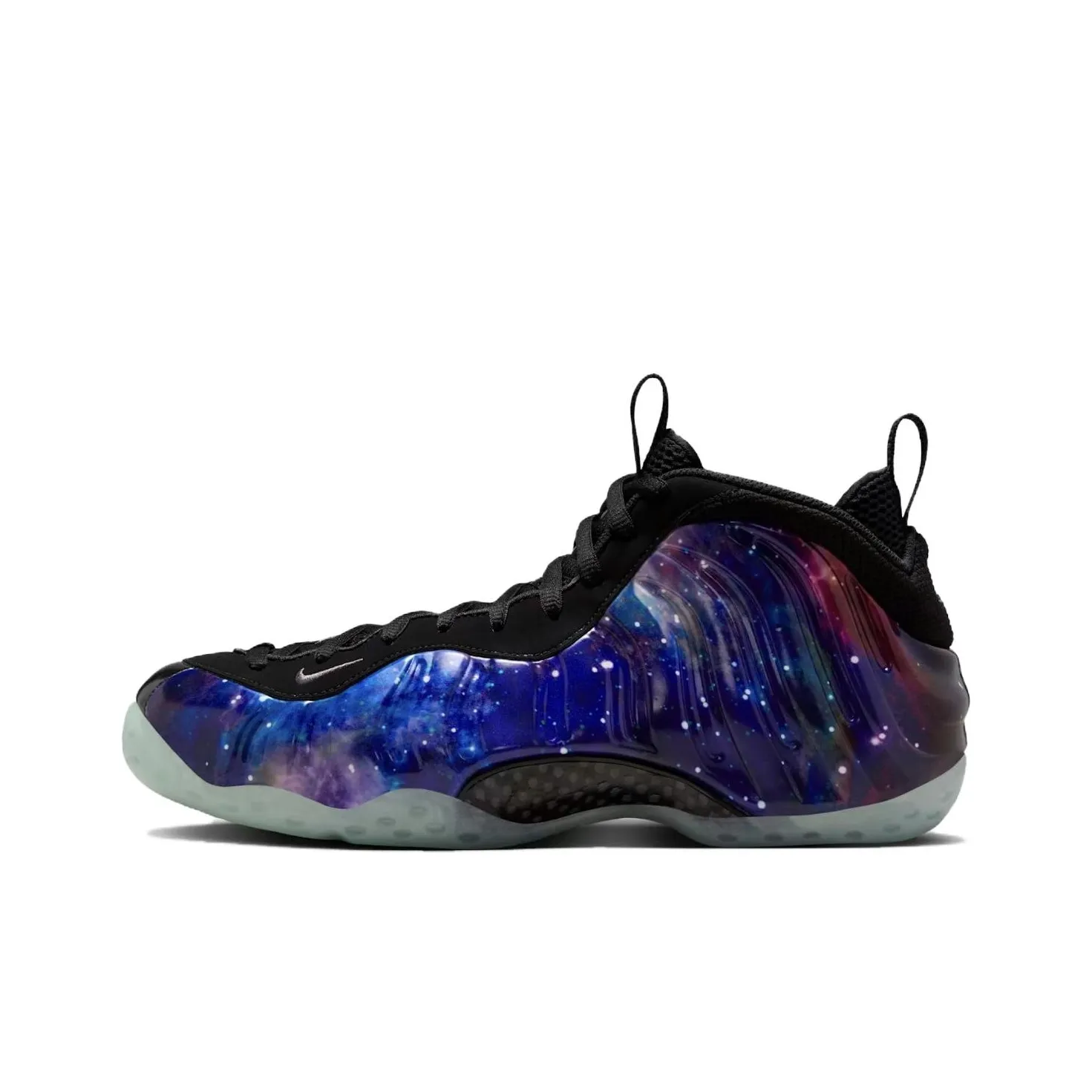 Nike Air Foamposite One Vintage Basketball Shoes Men Mid Top Black Multicolor