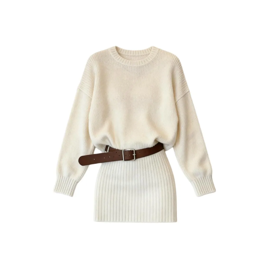 Платье с длинными рукавами Cotton Gene для женщин