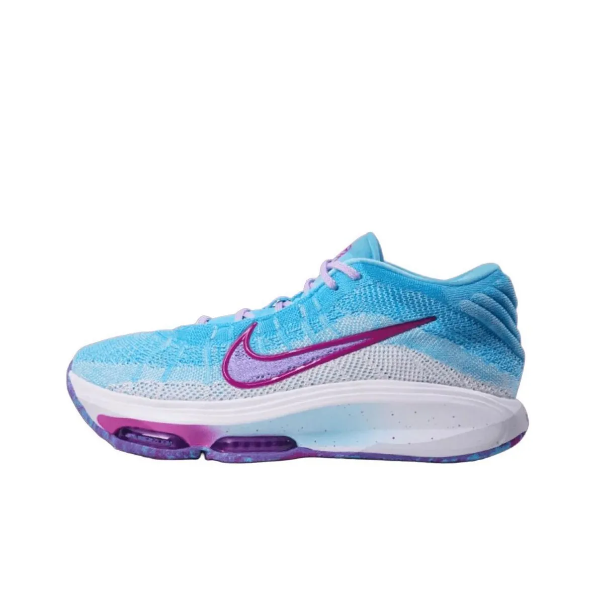 Nike Air Zoom GT Hustle 3 Basketball Shoes Men Mid Top Blue