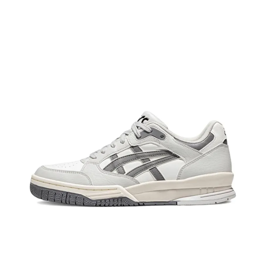 Asics Гель Spotlyte Low Топ Винтажные Баскетбольные Кроссовки Унисекс Белый Серый