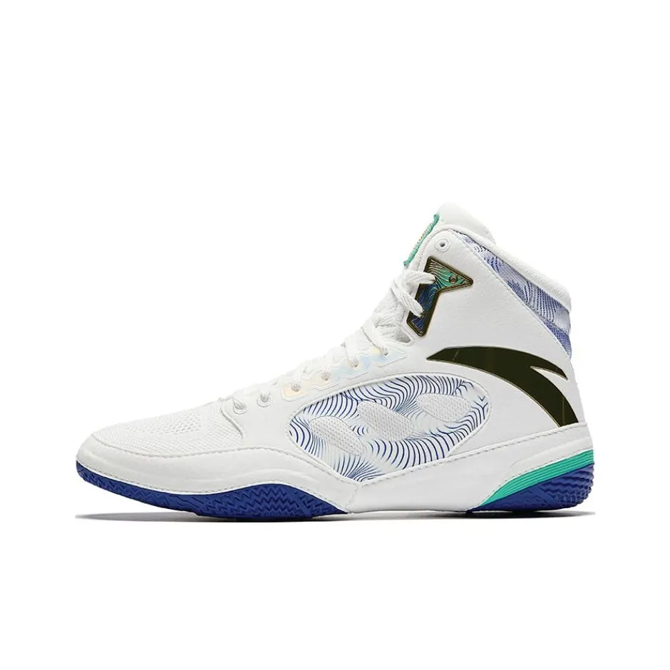 Anta Удобная противоскользящая и устойчивая к истиранию высокая профессиональная обувь для борьбы мужская