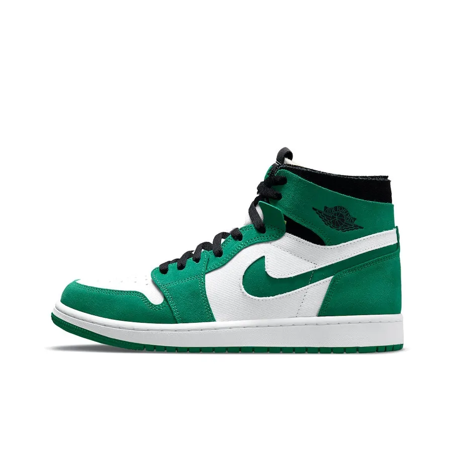 Jordan Air Jordan 1 ZOOM Air CMFT 'Стадионный зеленый' Высокие кеды Винтажные баскетбольные кроссовки Мужские