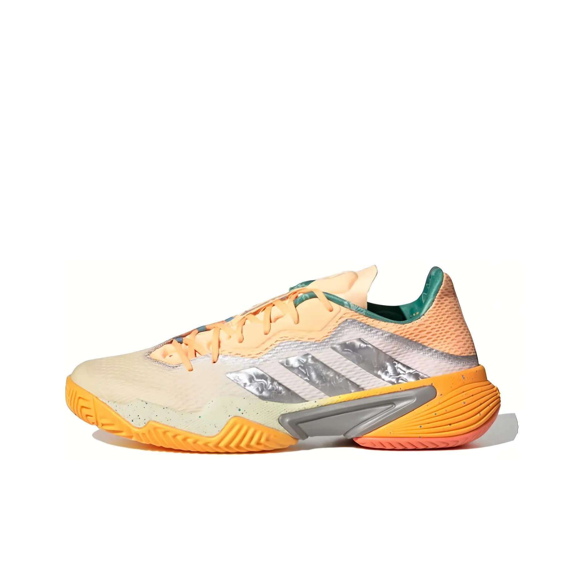 Adidas Barricade Амортизация Поддержка Амортизация Поддержка Низкий Топ Теннисные Кроссовки Мужские Белые Серые