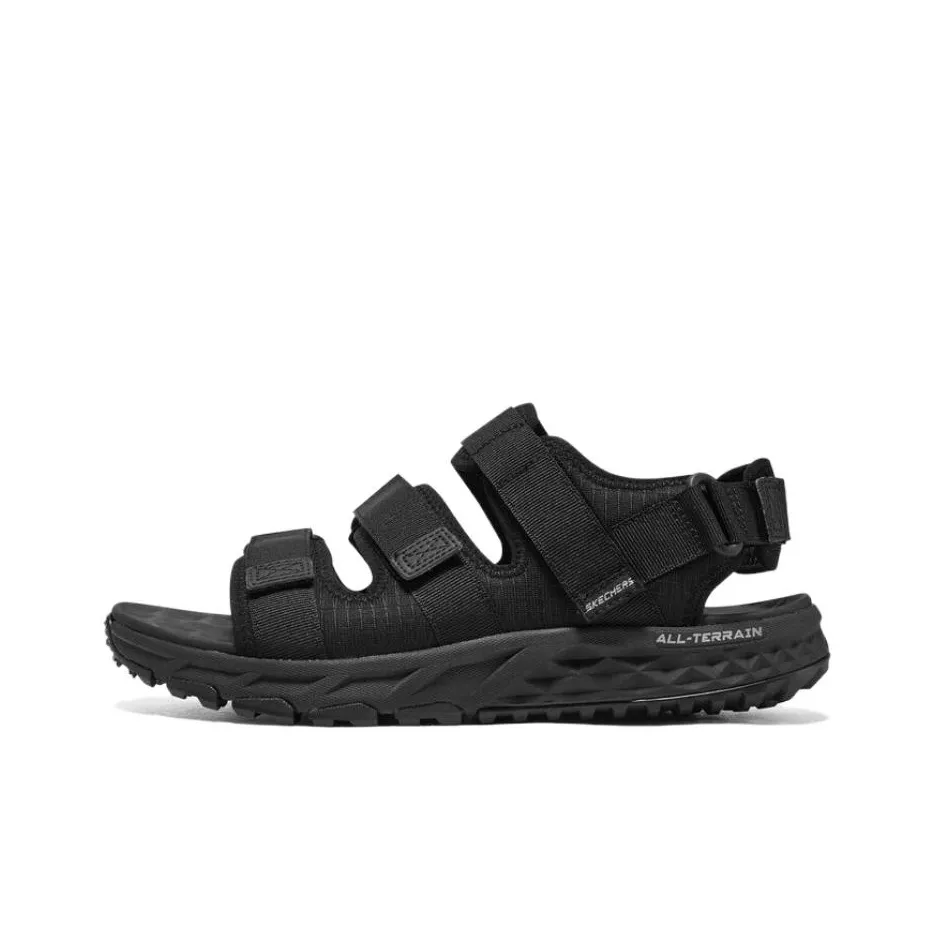 Skechers Escape Plan Trail Сандалии противоскользящие устойчивые к истиранию пляжные мужские черные