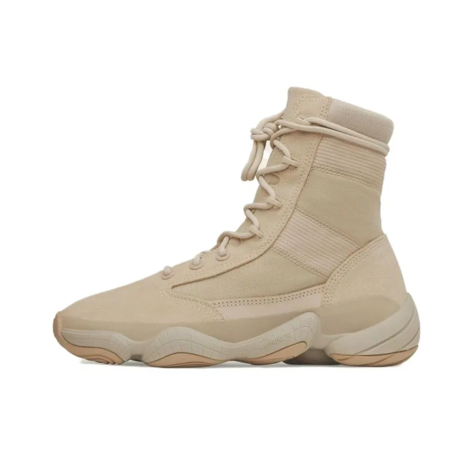 Adidas Originals Yeezy 500 High Топ Толстая подошва Мужские Кроссовки Коричневые