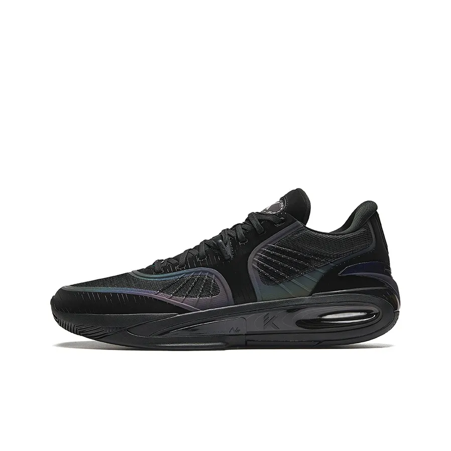 ANTA KT10 Basketball Shoes Men Low Top Dark Night Stormy/Black