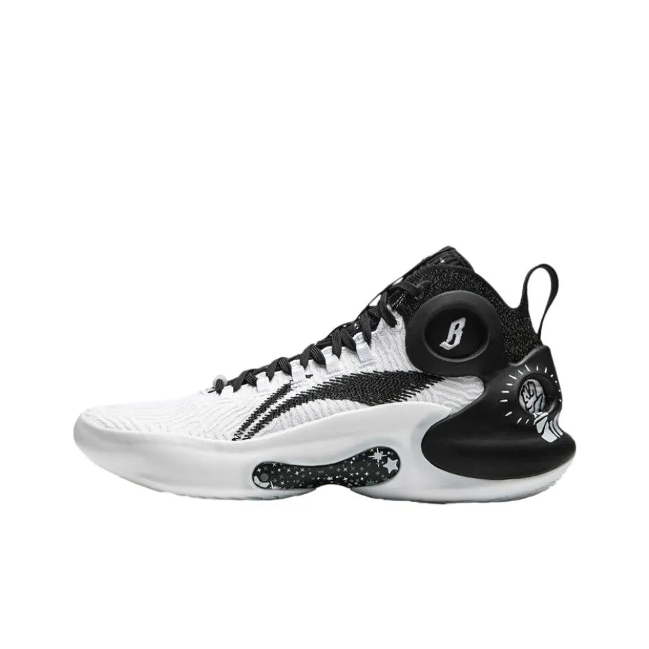 Billionaire Boys Club X LINING Charming ULTRA Basketball Shoes Men Mid-Top Black White