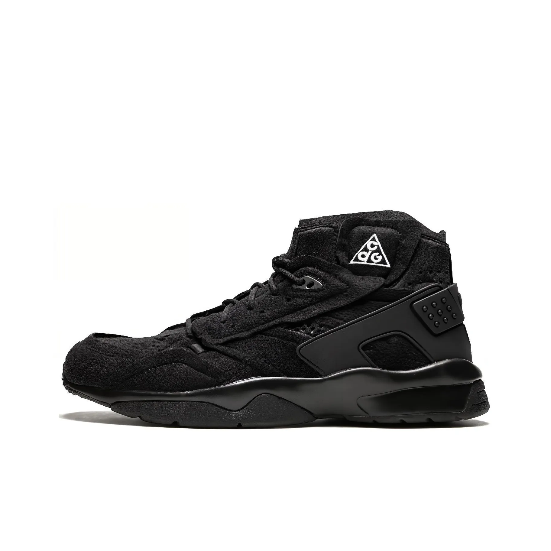 CDG X Nike Air Mowabb Air Mowabb Нескользящая Легкая Уличная Обувь Унисекс Угольный Черный