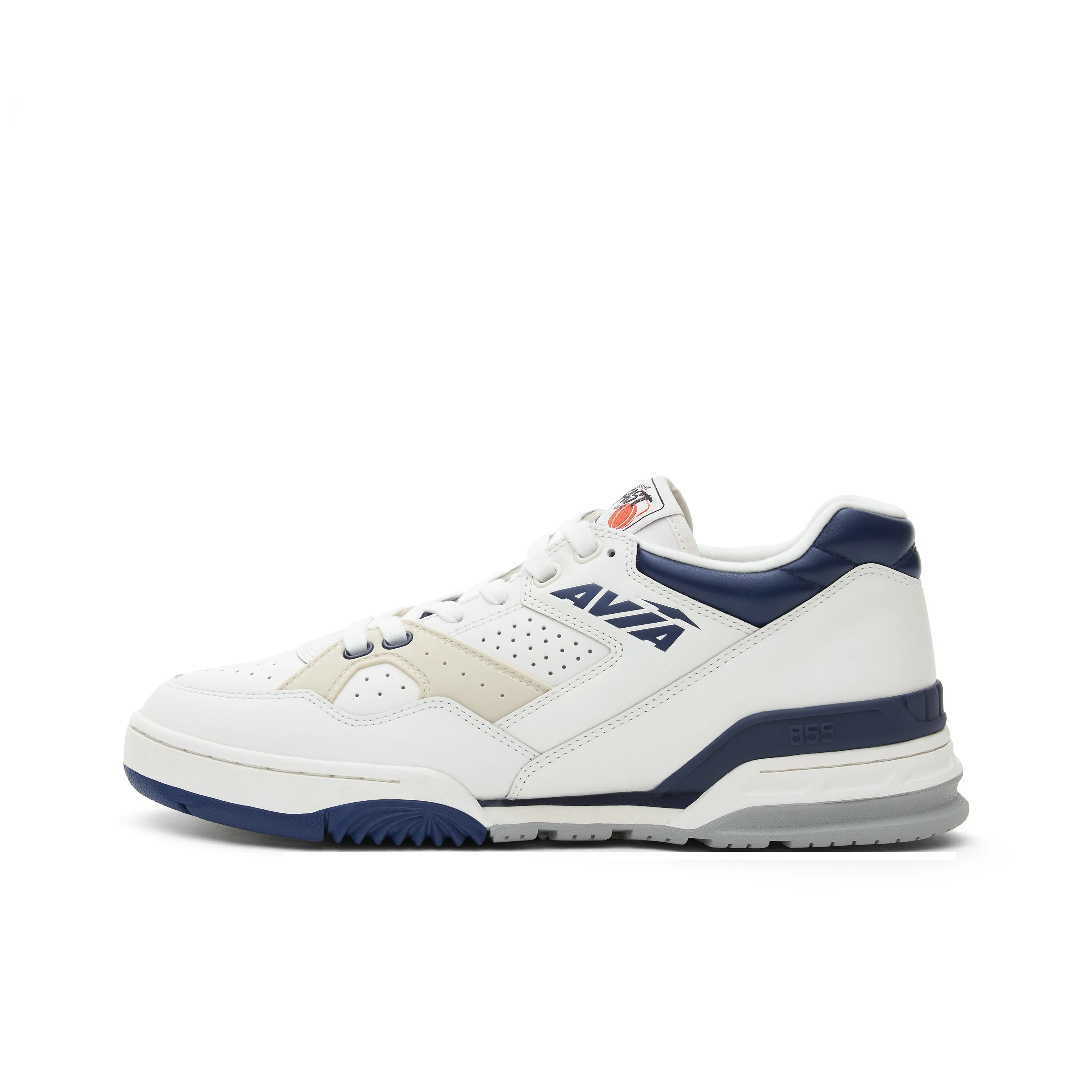 AVIA 855 Low Top Винтажные Баскетбольные Кроссовки Мужские Белые Синие