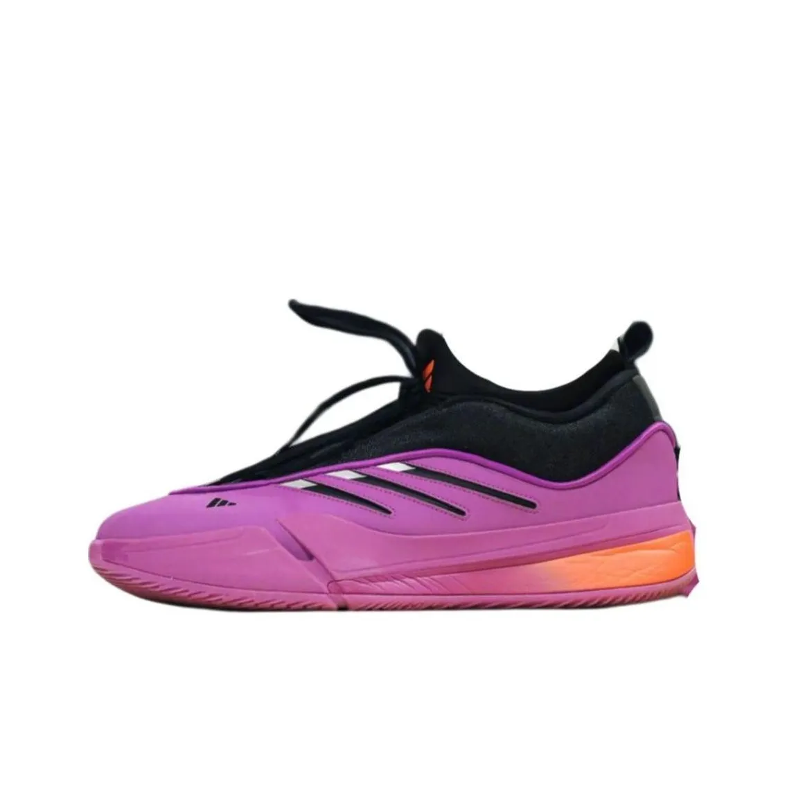 Adidas Dame 9 Устойчивый к истиранию Дышащие Низкие Баскетбольные Кроссовки Мужские Фиолетовые Черные Lillard 9