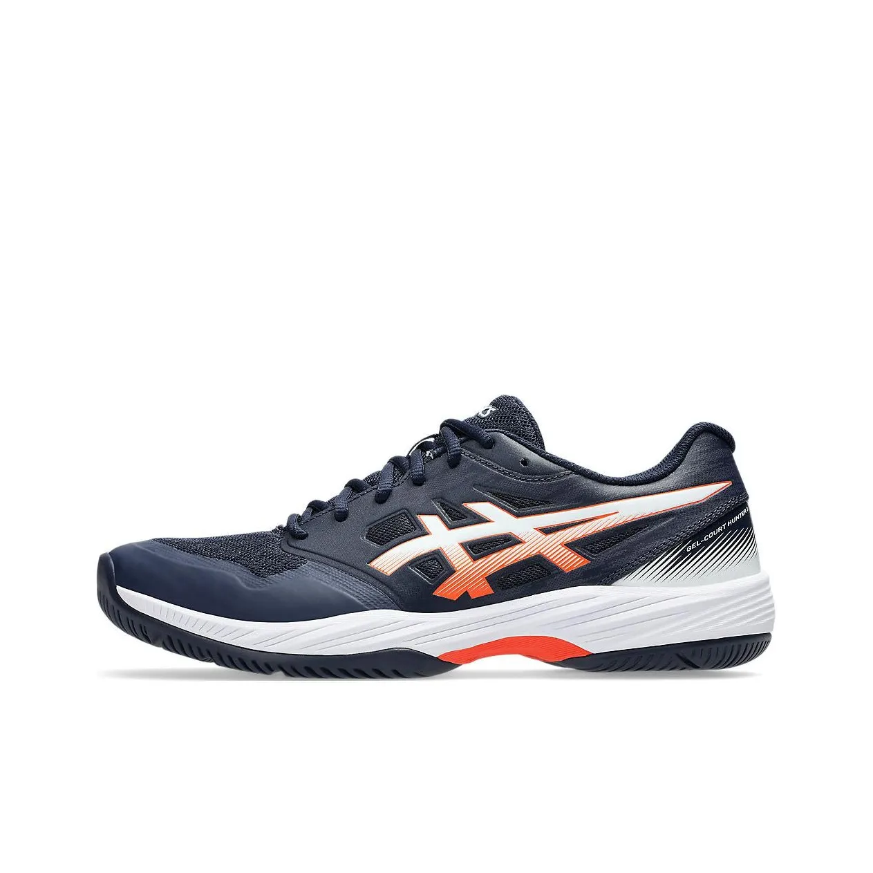Asics Gel Court Hunter 3 Устойчивая к истиранию Низкая Обувь для Бадминтона Мужская Синяя Белая