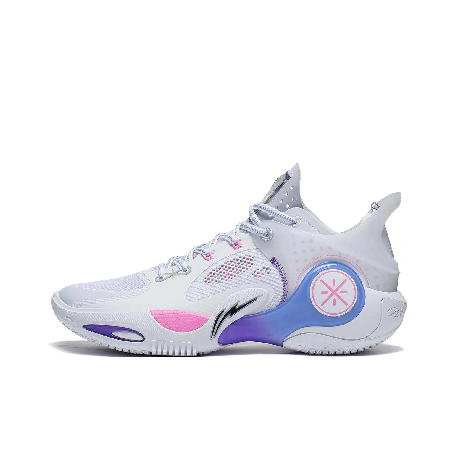 Li NING Wade Fission 8 Удобный Текстиль Синтетическая Кожа ТПУ (TPU) Амортизация Противоскользящий Устойчивый к Износу