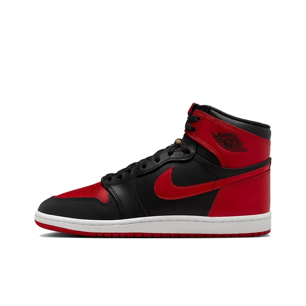 Jordan Air Jordan 1 Vintage Basketball Shoes Men High Top Red Black