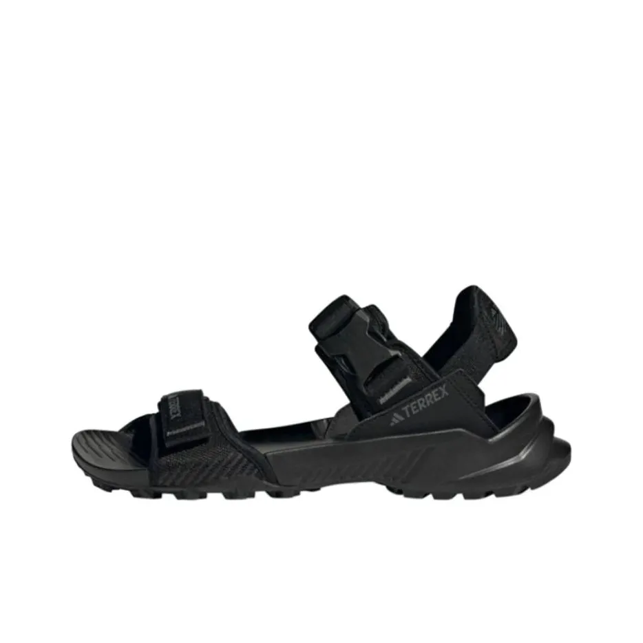 Adidas Hydroterra Sandals Противоскользящие устойчивые к истиранию Спортивные сандалии Унисекс Черные