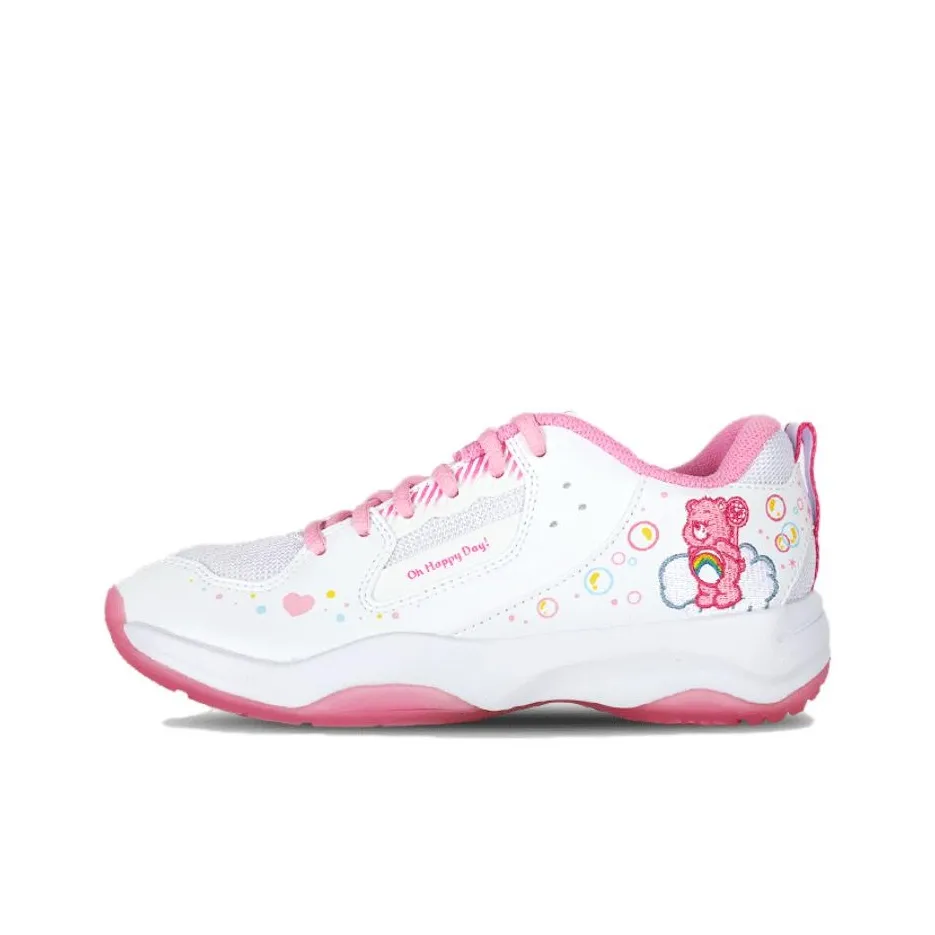 Care Bears X Victor Badminton Shoes Women's Low Top Bright White/Bright Yellow/Bright White/Cirrus Blue/Bright White/Rose Crystal Pink