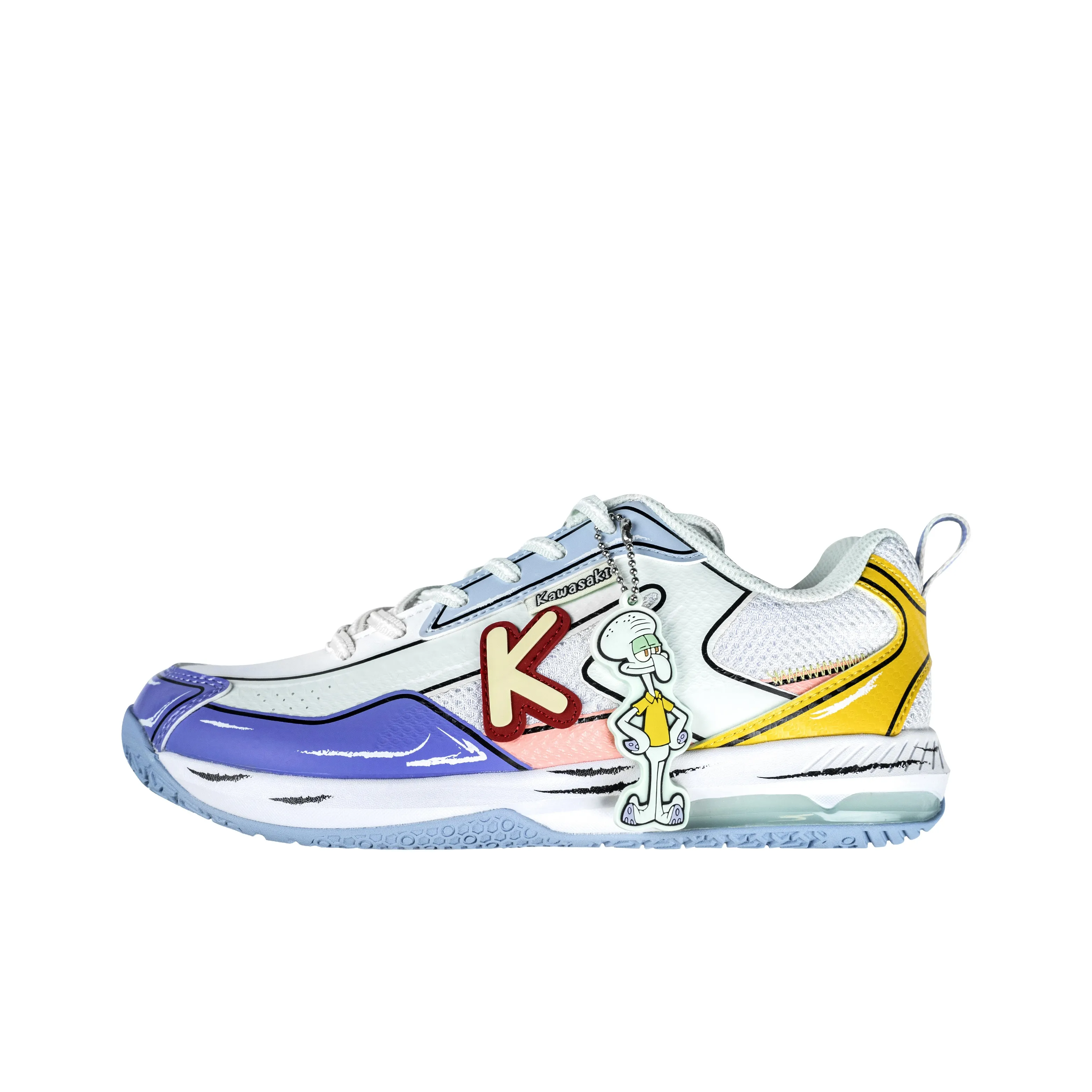 SPONGEBOB SQUAREPANTS x Кавасаки Амортизация Устойчивая к истиранию Дышащая Низкая Обувь для бадминтона Унисекс