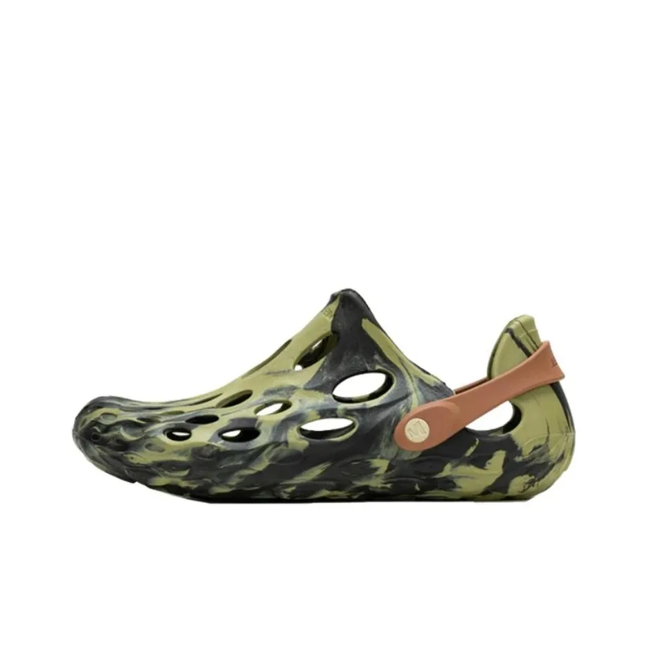 MERRELL Сабо Мужское Черное Зеленое