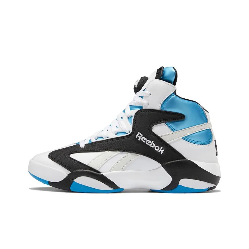 REEBOK Shaq Attaq High Топ Баскетбольные кроссовки Унисекс Белый Синий