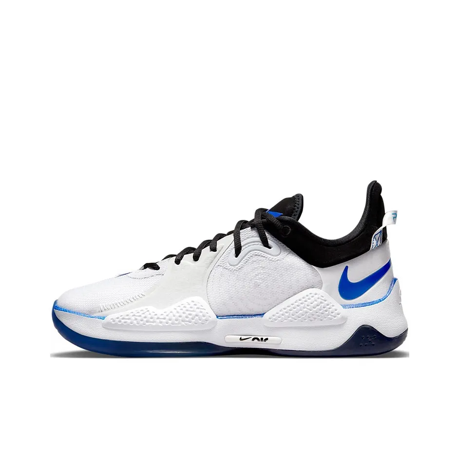 Playstation X Nike PG 5 Basketball Shoes Men Low Top White/Blue/Black