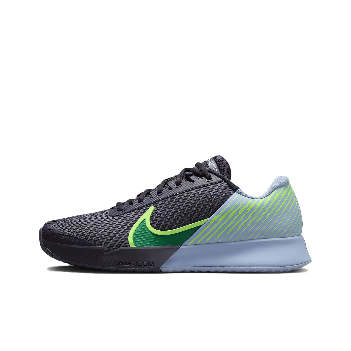 Nike Air ZOOM VAPOR Pro 2 Амортизация Противоскользящие Низкие Тенисные Кроссовки Мужские Черные Синие