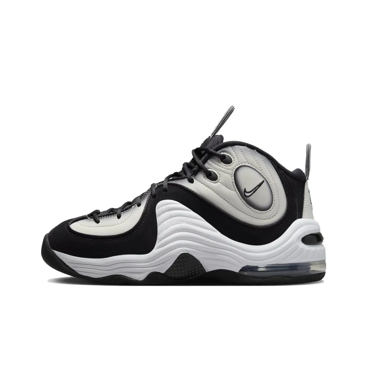 Nike Air Penny 2 Vintage Basketball Shoes Men Mid Top White/Black