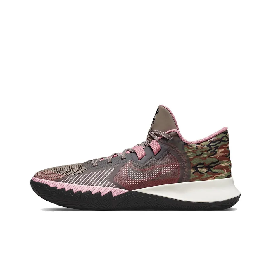 Nike Flytrap 5 Basketball Shoes Unisex Low Top Green/Pink