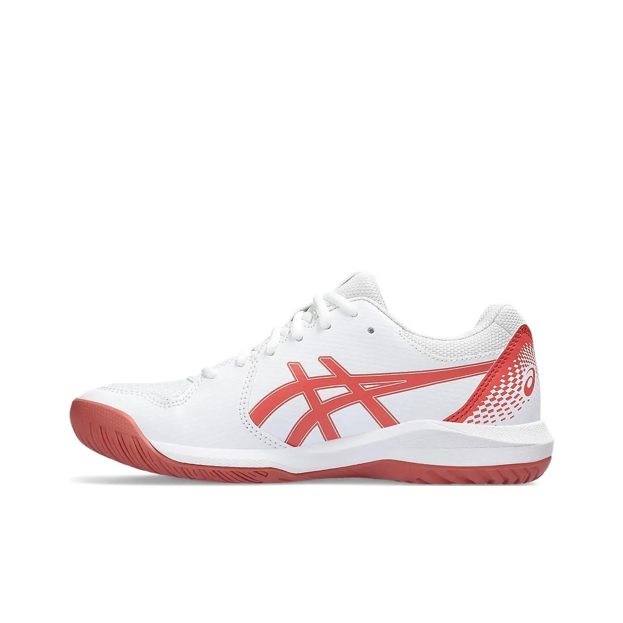 Asics Gel Dedicate 8 Low Топ Теннисные Кроссовки Женские Белые Красные