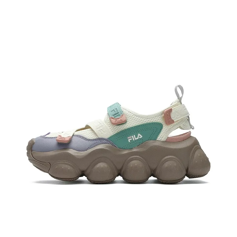 FILA FRAGOLA Пляжные сандалии Женские Белый Серый Фиолетовый