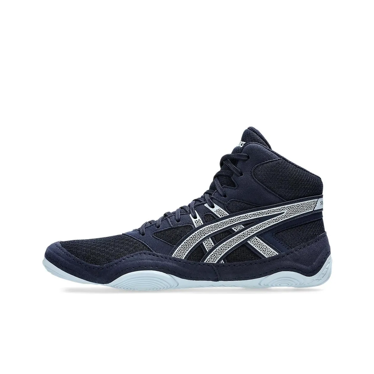 Asics Snapdown 4 Удобные и Легкие Кроссовки для тренировок MID Мужские Черные Серебряные