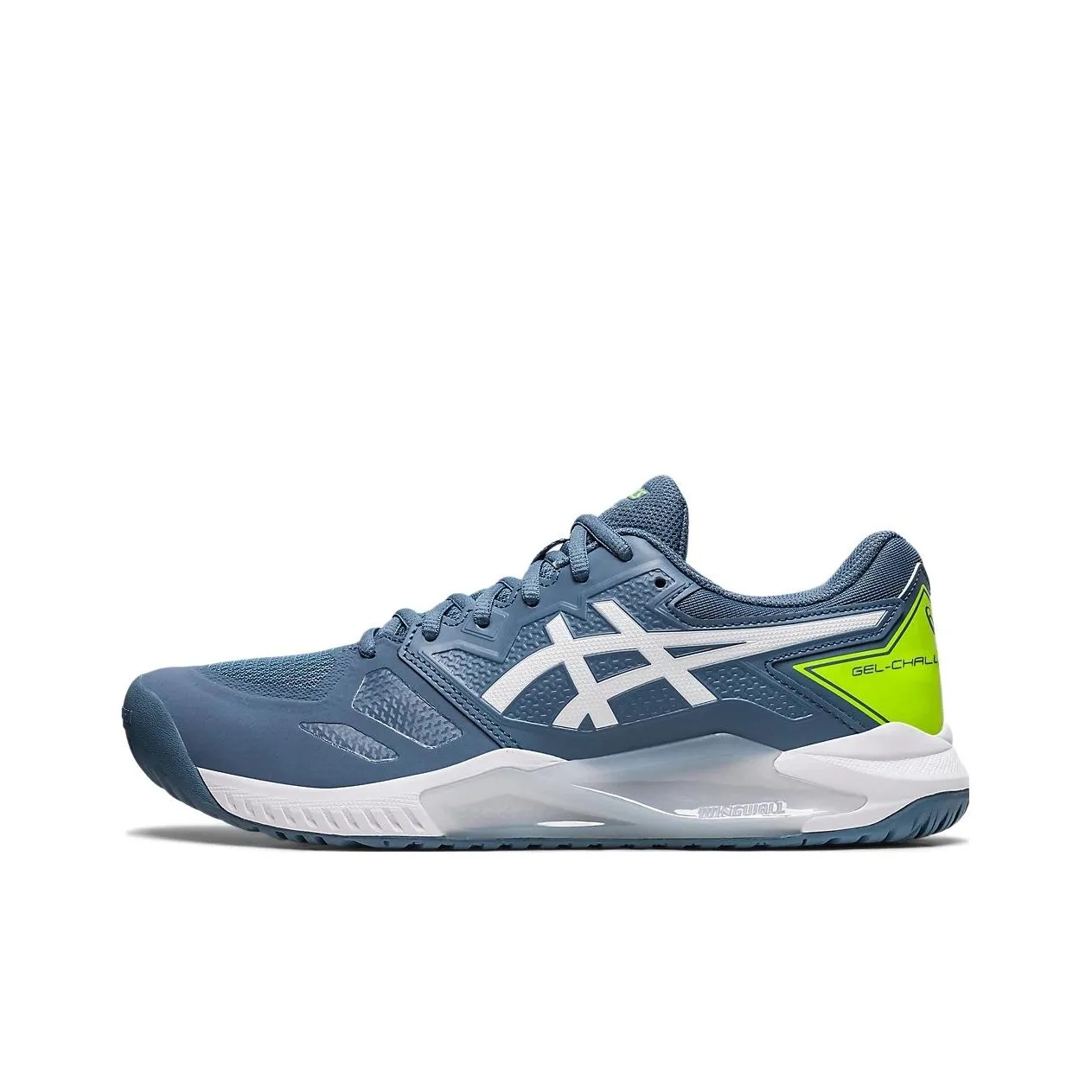 Asics Challenger 13 Gel Устойчивые к истиранию Дышащие Низкие Кроссовки для тенниса Синие Зеленые
