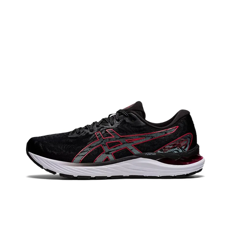 Asics Gel CUMULUS 23 Low Топ Беговые кроссовки Мужские Черные Красные