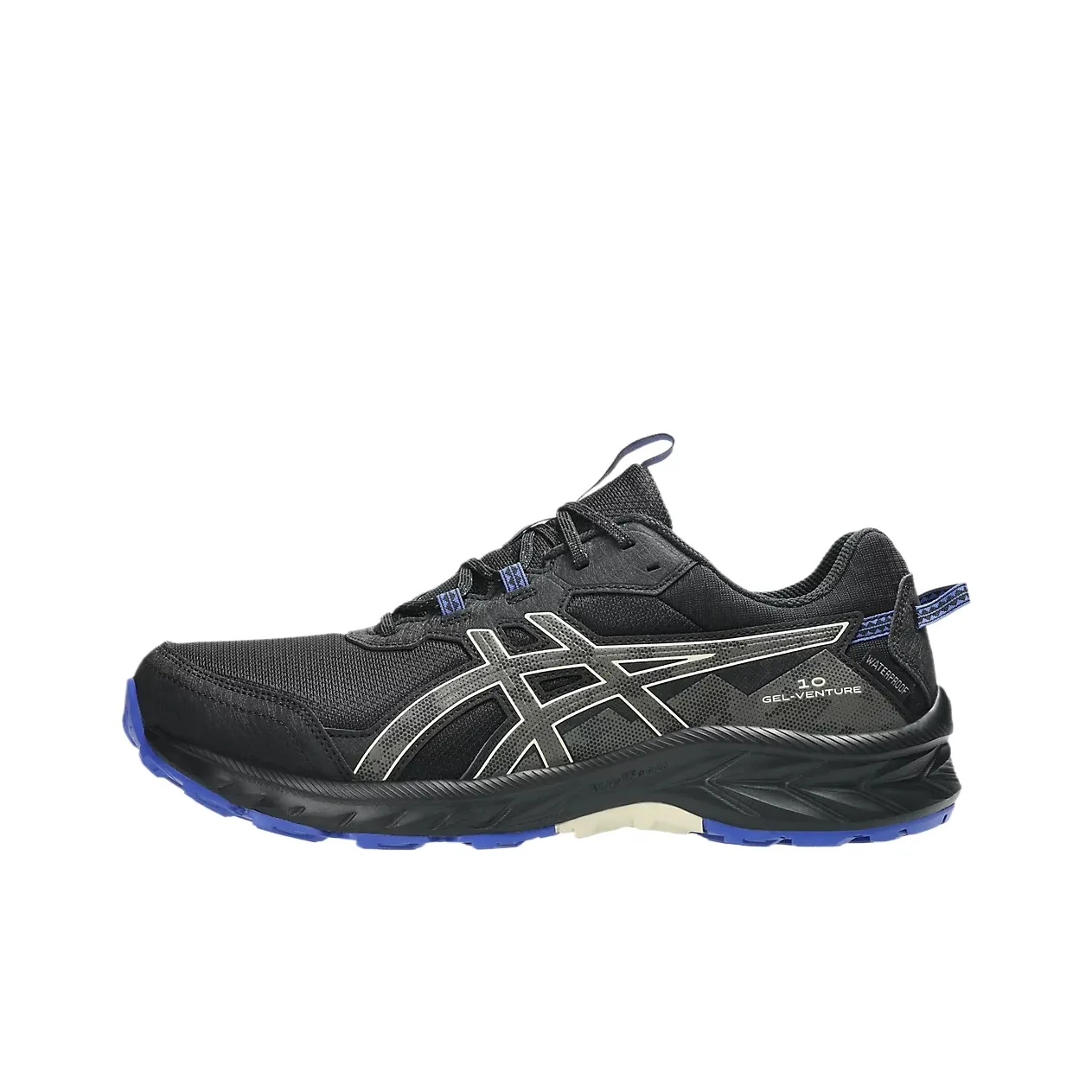 Asics Gel Venture 10 Low Top Беговые кроссовки Мужские Черные