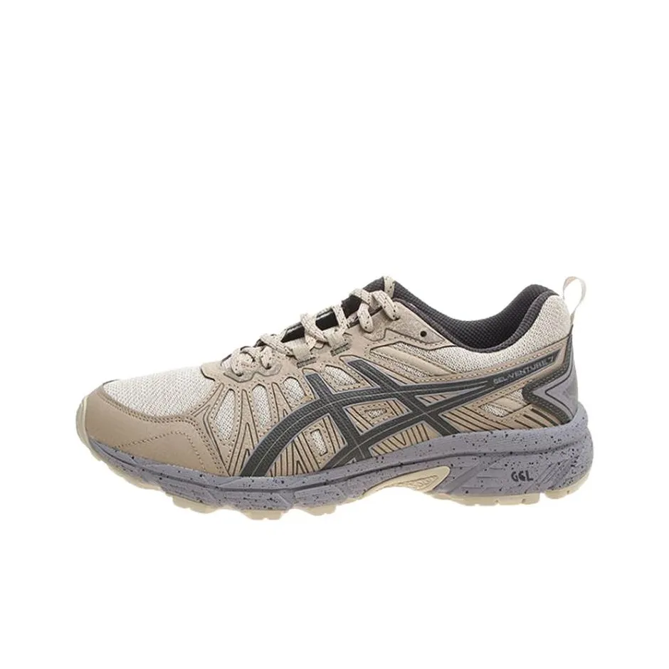 Asics Гель Venture 7 Текстиль Синтетическая кожа Амортизация Устойчивость к истиранию Дышащий верх Низкий профиль