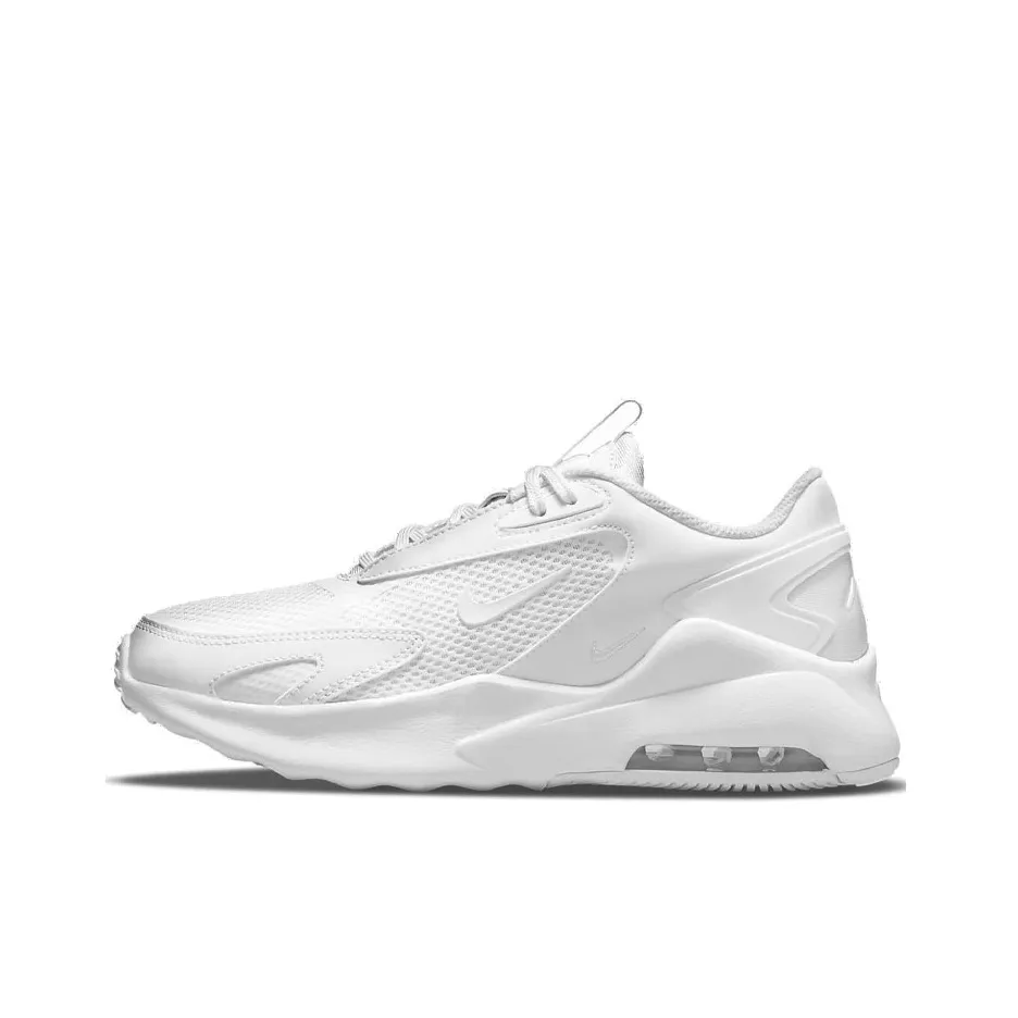 Nike Air Max Bolt Аbrasion Resistant Низкие Беговые Кроссовки Женские Чисто Белые