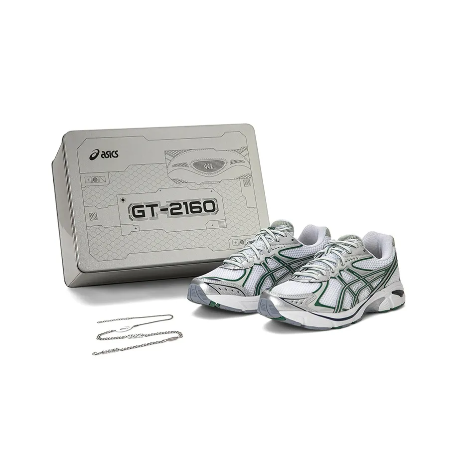 Asics GT 2160 Low Топ ТРЕНИРОВОЧНАЯ БЕЖЕВАЯ СЕРЕЗНАЯ ЗЕЛЕНАЯ Обувь Унисекс